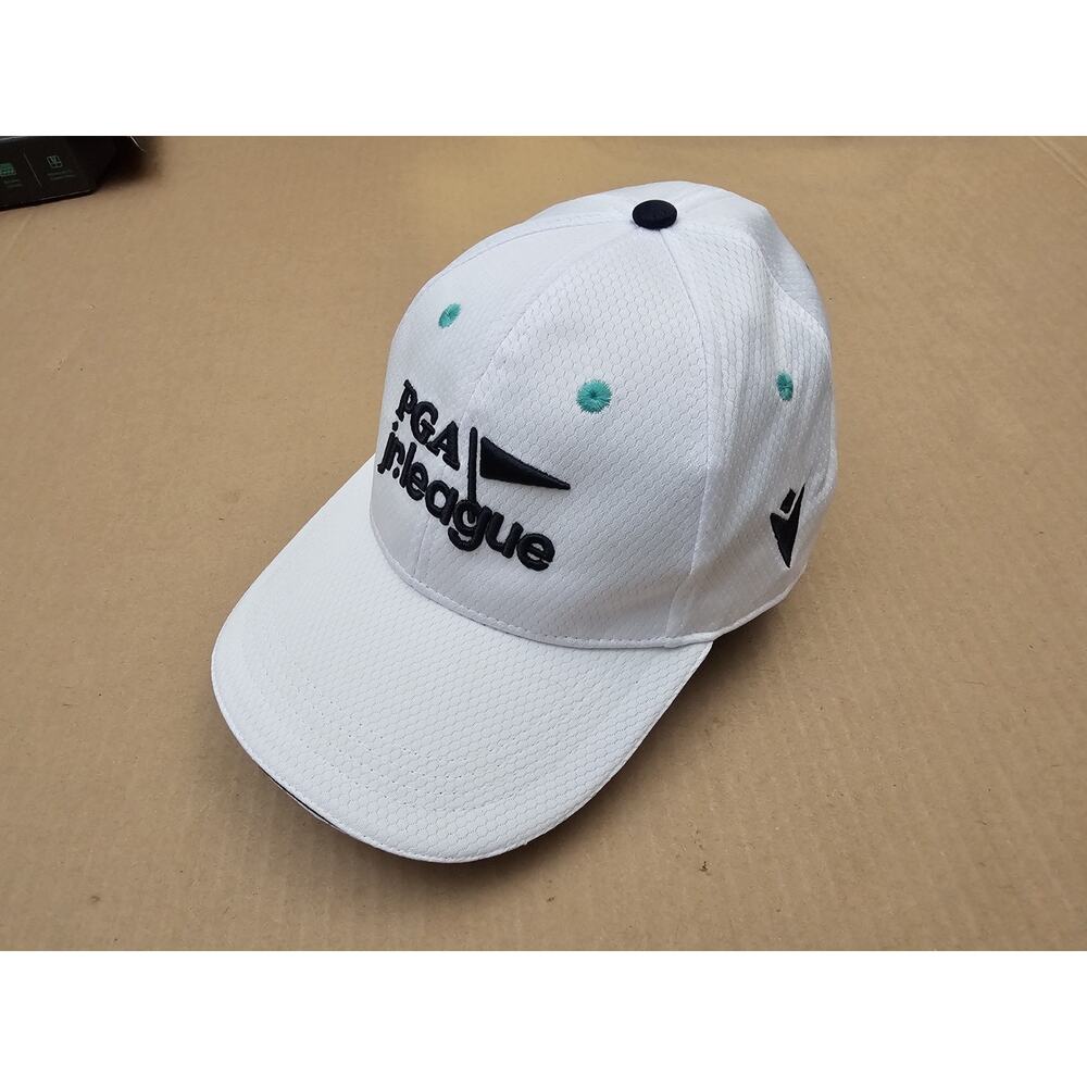 Macron Golf PGA Jr League Hat White Cap Adjustable